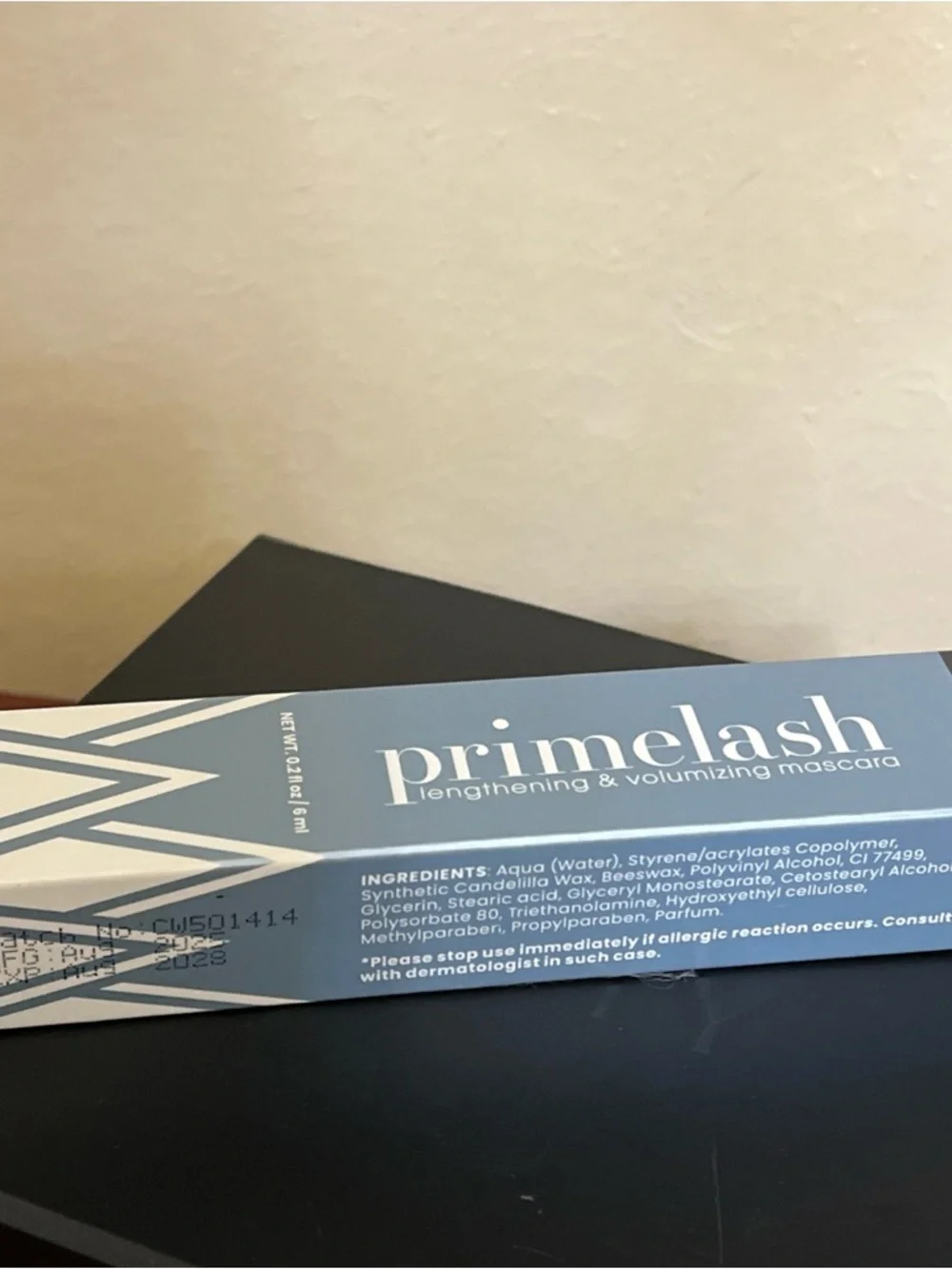 Prime prometics primelash lengthening and volumizing mascara black